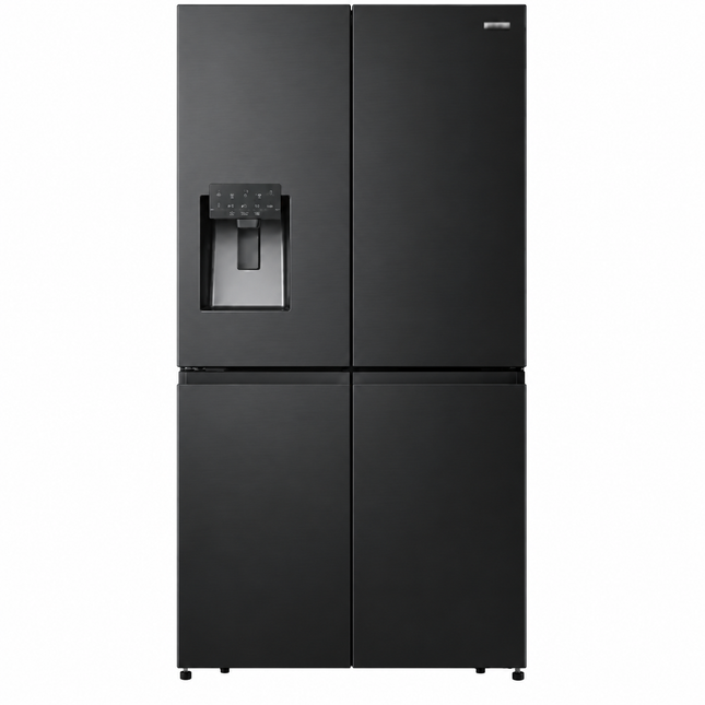 Gorenje Refrigerator 541 L No Frost Inverter 4 Doors Triple Zone Black NRM9181SB