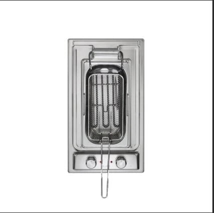 Elba Deep Fryer, 2 Liters, 1600W, Stainless Steel - EN30-610XD
