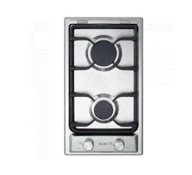 ELBA Domino Built In Gas Hob, 2 Burners, 30 cm, Stainless Steel - EN35-200XD