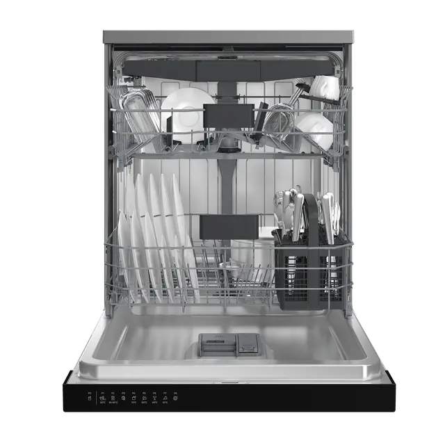 Ariston Dishwasher , 15 Persons Inverter Motor Silver - DFN856XQ