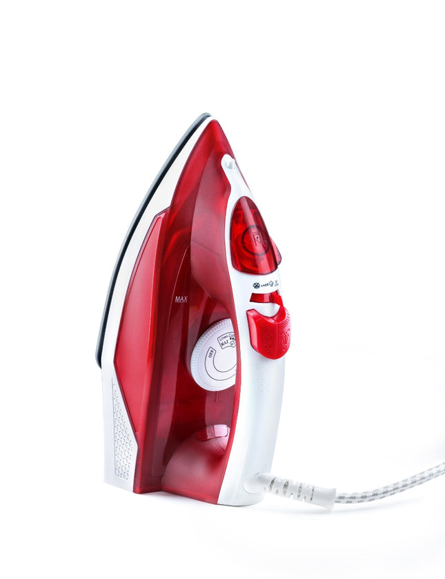 مكواة بخار ألترا، 2100 واط، أبيض وأحمر - UI2100SRW1