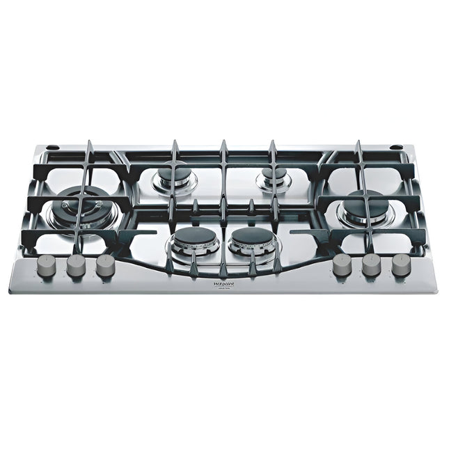 Ariston Gas Built-in Hob ,90 Centimeter 6 Burners ,Silver - PHN 961 TS/IX/A