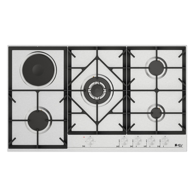 HPT909ES | 4 Gas Burner + 1 Electric Burner Heavy Duty Hob