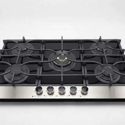 HPT919BL | Gas Hob 5 Eyes Heavy Duty Grids