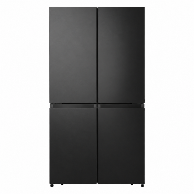 Gorenje No Frost Plus Side by Side Refrigerator, 609 Liters, Inverter, Black - N