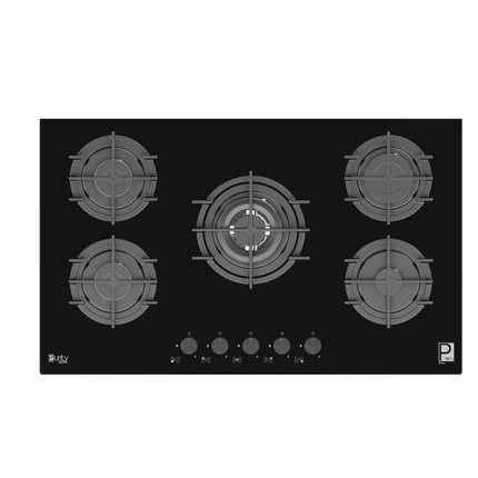 HPT911G – Gas Hob 5 Eyes Heavy Duty Grids