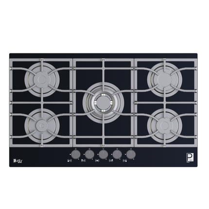 HPT939G- Gas Hob 5 Eyes Heavy Duty Grids