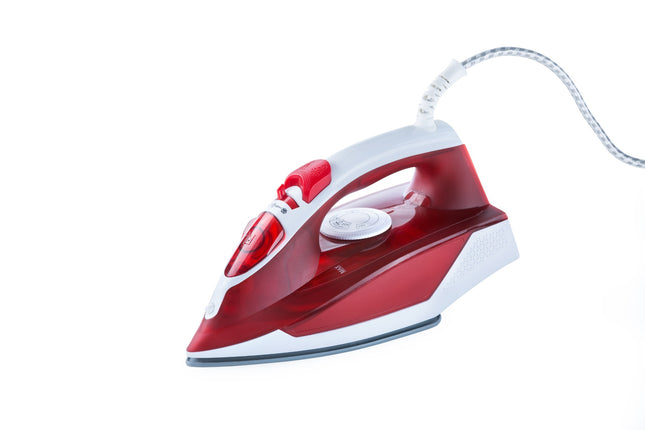 مكواة بخار ألترا، 2100 واط، أبيض وأحمر - UI2100SRW1