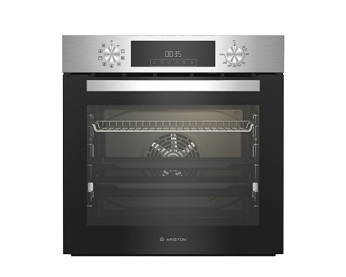 Ariston Built-in Oven with Grill 72 Liter , Stainless Steel - AROE 6R253H XNA