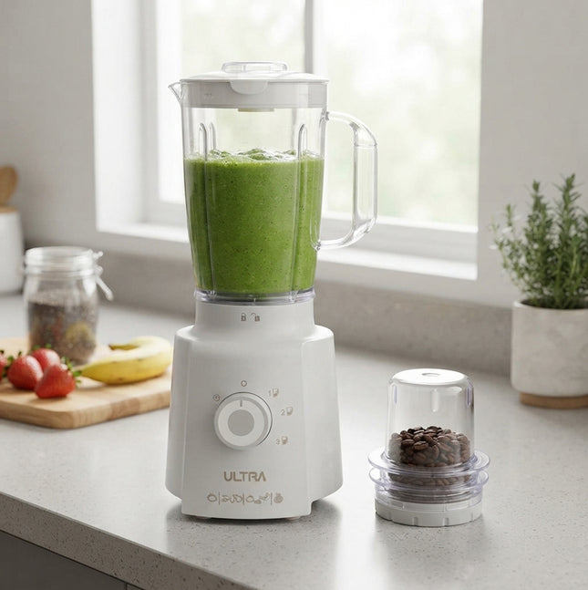 Ultra Countertop Blender with Grinder 1.6 Liter 600 Watt White - UB60M1GE