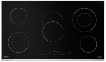 Electric Ceramic Hob, 90 cm, 5 Cooking Zones Including 3 Dual Zones, Child Safety Lock, Fast Heating Function, Touch Control
