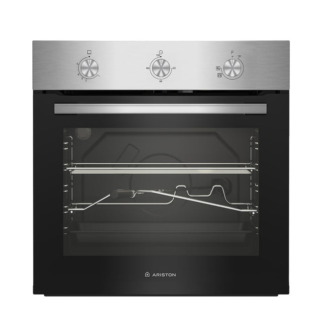 Ariston Built-in Oven with Grill 66 Liter , Stainless Steel - AROG 6R1G1C XNA