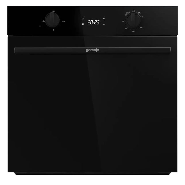 Gorenje Built-in Gas Oven, 60cm, Digital Display, Black - BOG6321DBG