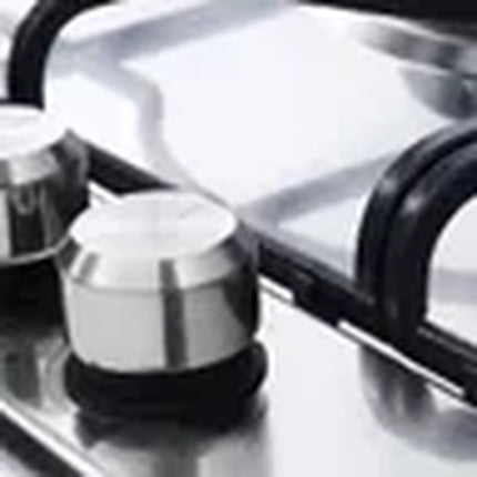 ELBA Elio Built In Gas Hob, 90 cm, 5 Burners, Stainless Steel - ELIO95-545