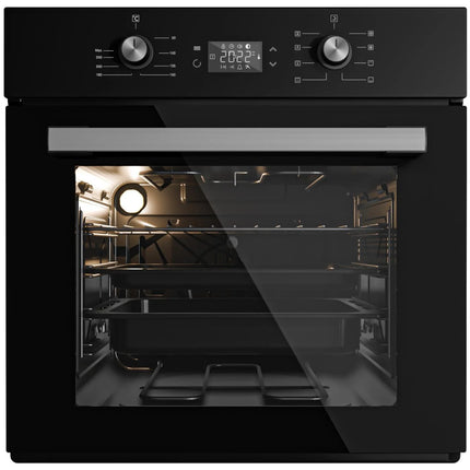 B66-SF2-Anthracite Glass – فرن كهربائي مدمج من كومتيـل بعرض 60 سم