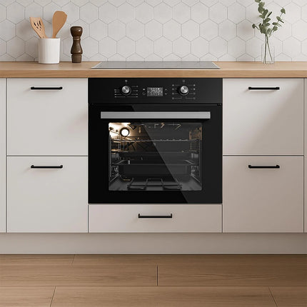B66-SF2-Anthracite Glass – فرن كهربائي مدمج من كومتيـل بعرض 60 سم