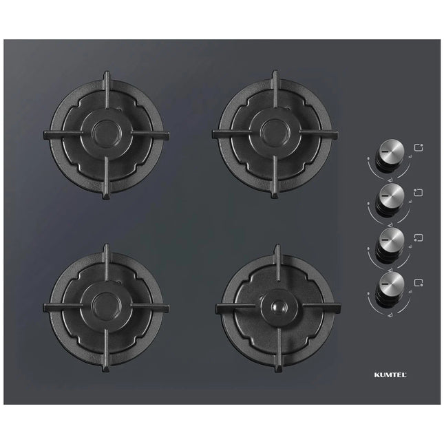 C6-40BTF-Anthracite Glass – 60cm Built-in Hob