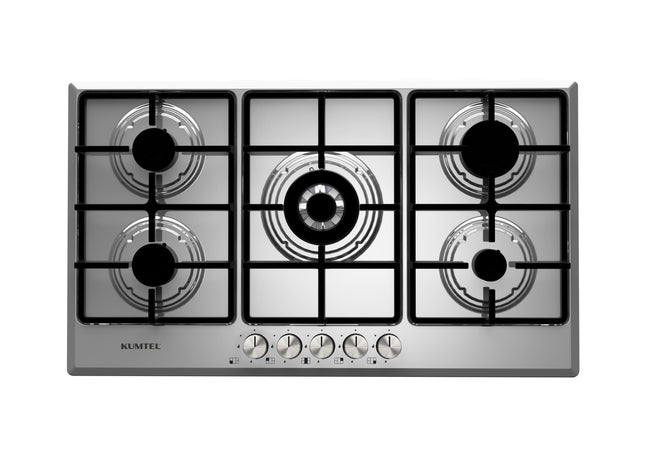 M9-50 BTF – 90 cm Built-In Cooktop, Kumtel Stainless Steel