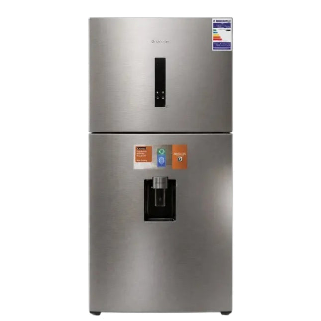 Ariston NoFrost Top Freezer Refrigerator , 455 Liter Inverter Motor , Silver - ART70 F1452 D XWEG